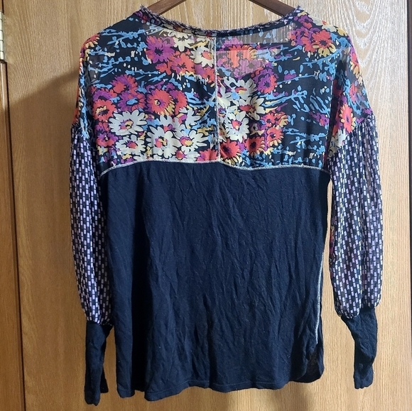 Anthropologie Tiny Raye Floral Boho Top - Picture 3 of 10